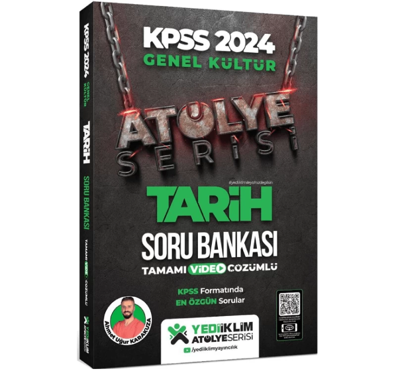 2024 KPSS ATÖLYE SERİSİ TARİH SORU BANKASI - ÜCRETSİZ KARGO -