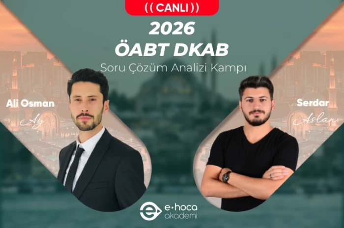 2026 ÖABT DKAB/IHL SORU ÇÖZÜM ANALİZLERİ KAMPI